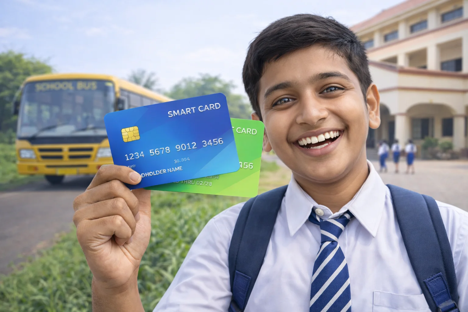 Student with Smart Card